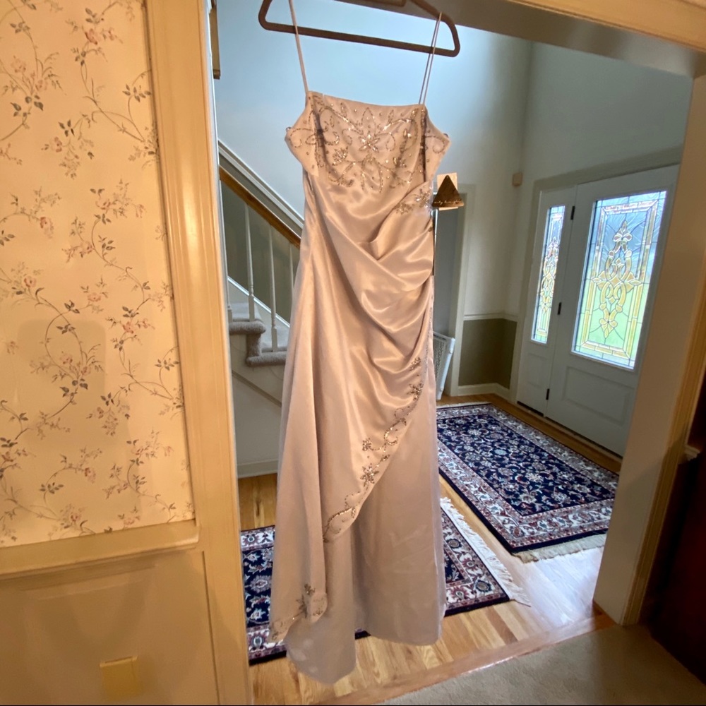 Silver Prom Dress